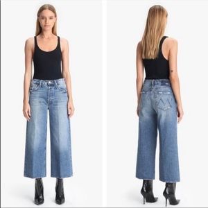 MOTHER Blue Flare & Wide Leg Jeans
